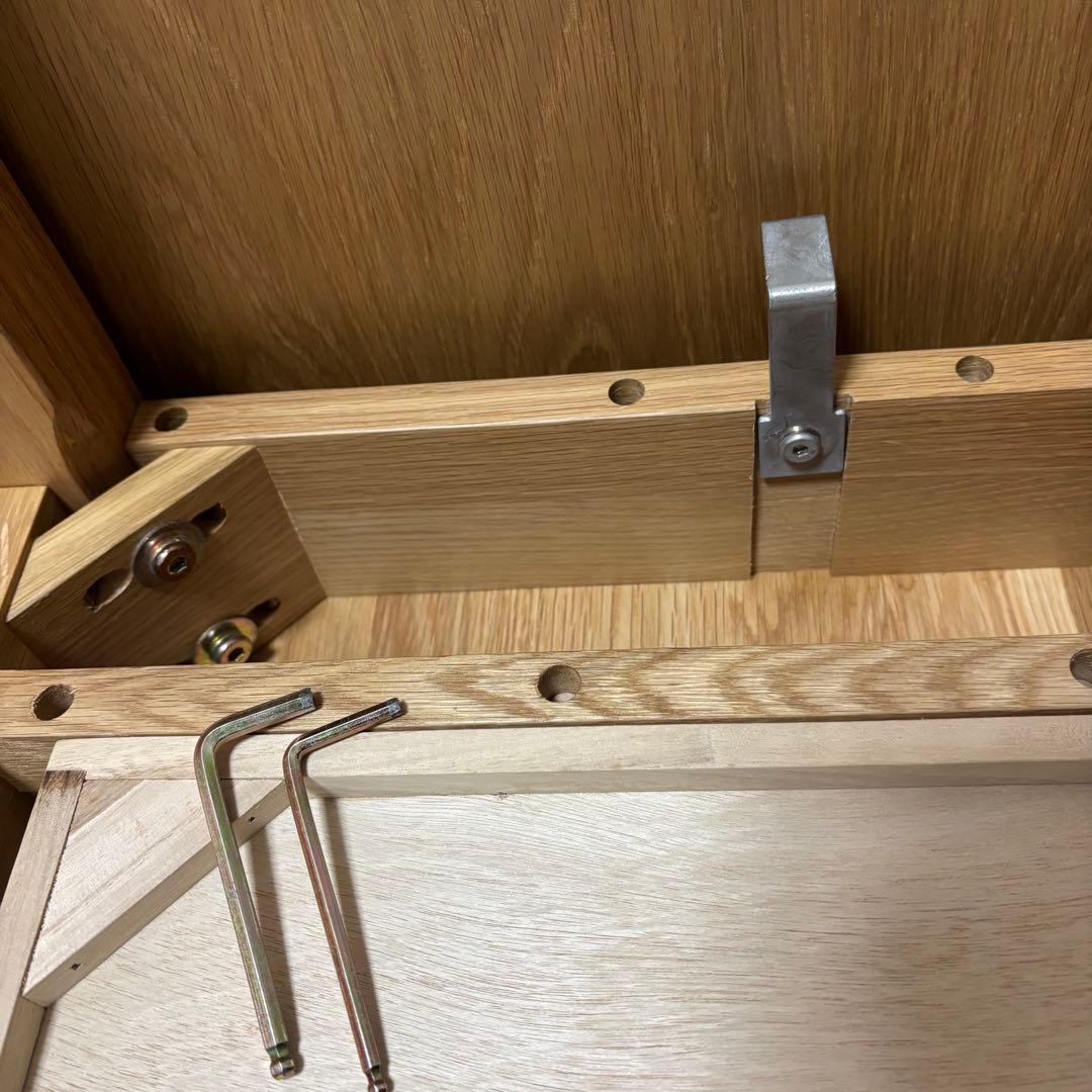 無印良品　デスク　オーク材　机のみ