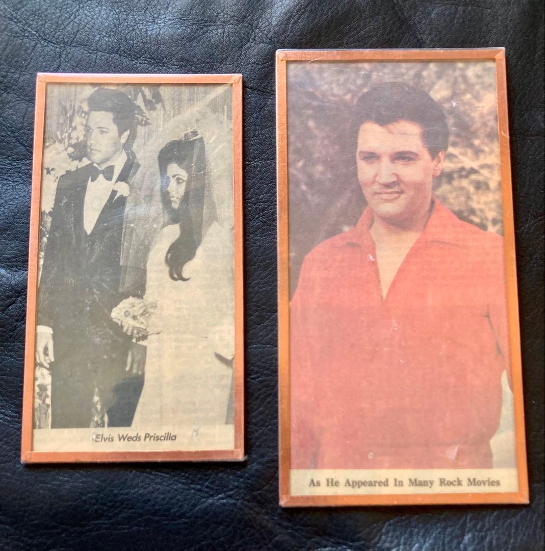 70年代当時物エルヴィス・プレスリー オリジナルウォールハンガーフレーム