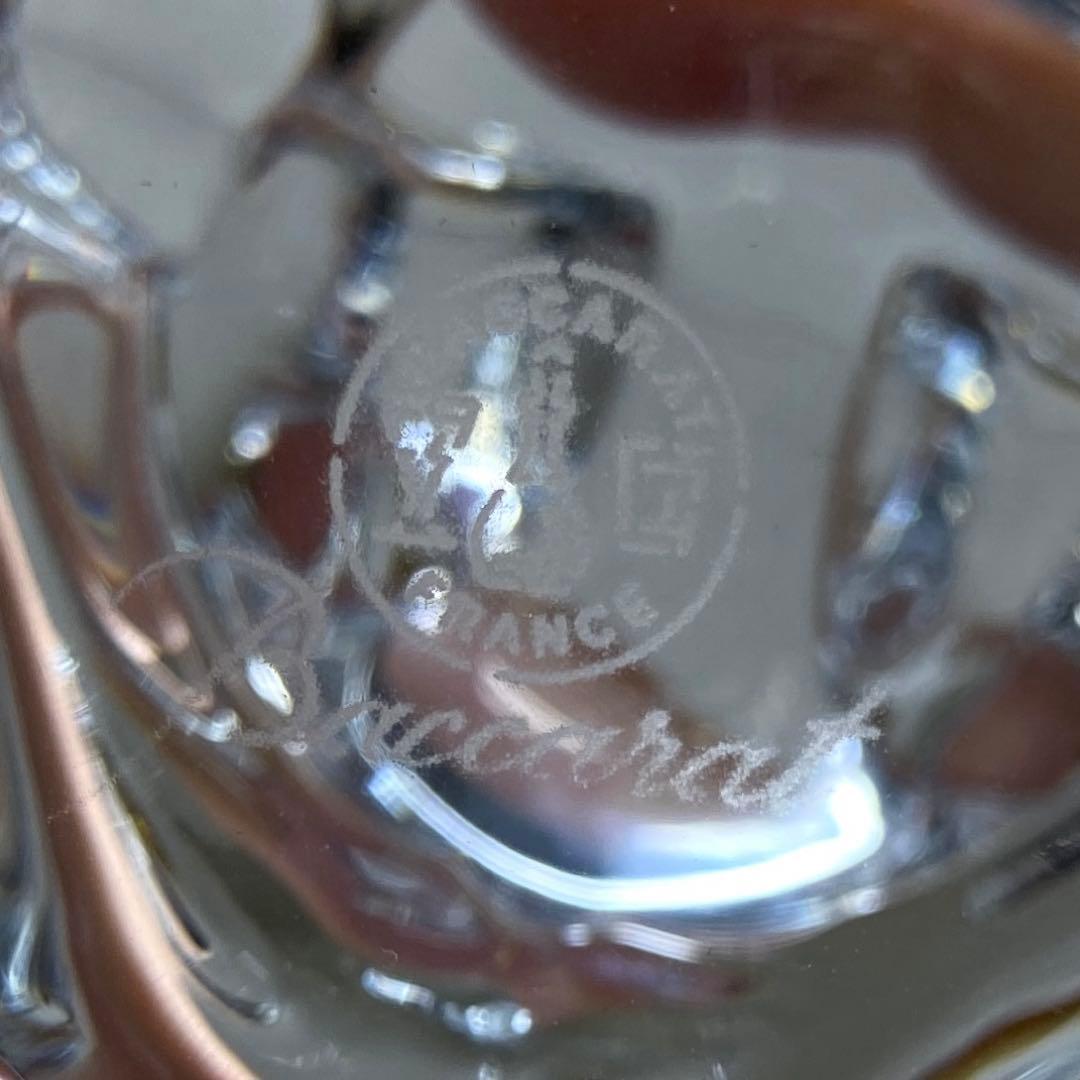 バカラ　招き猫　共箱　トヒル　高さ約10cm 東N7-1018②