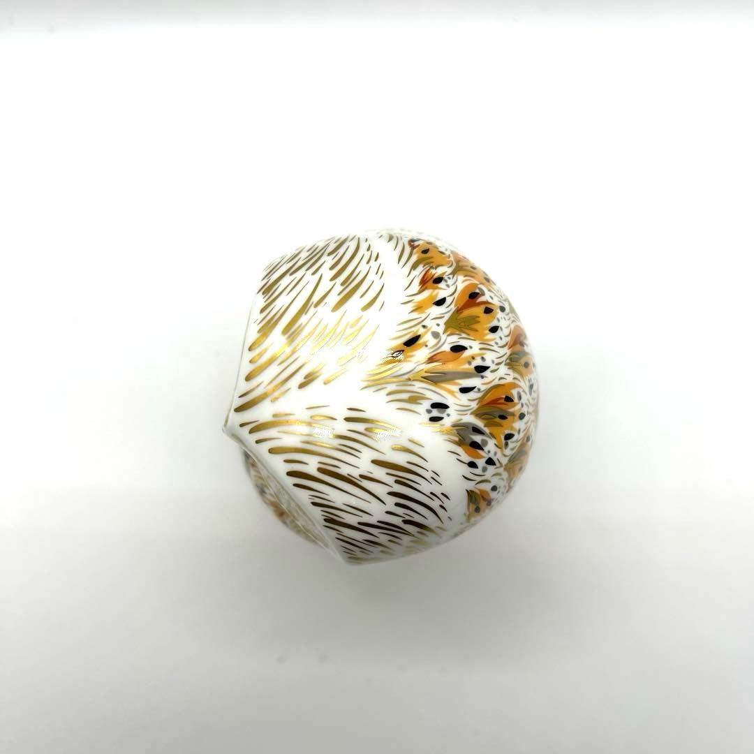 フクロウ 置物　ウィンターアウル