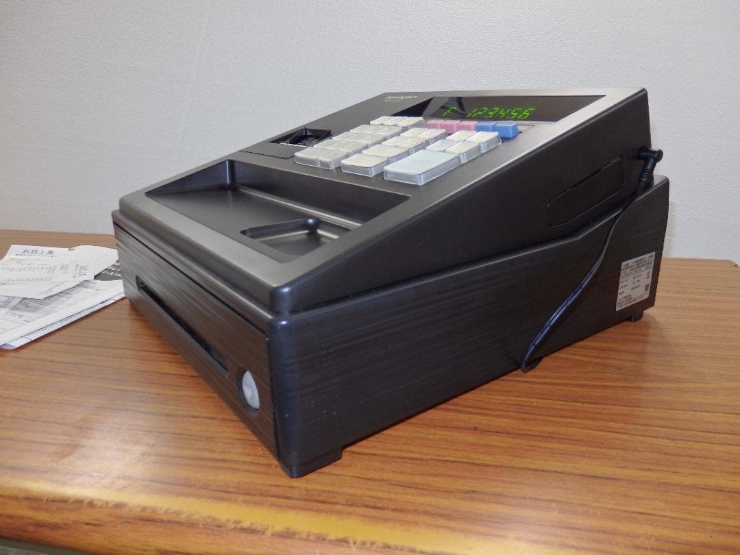 シ*ア様 設定無料 SHARP XE-A147-B レジスター インボイス 25