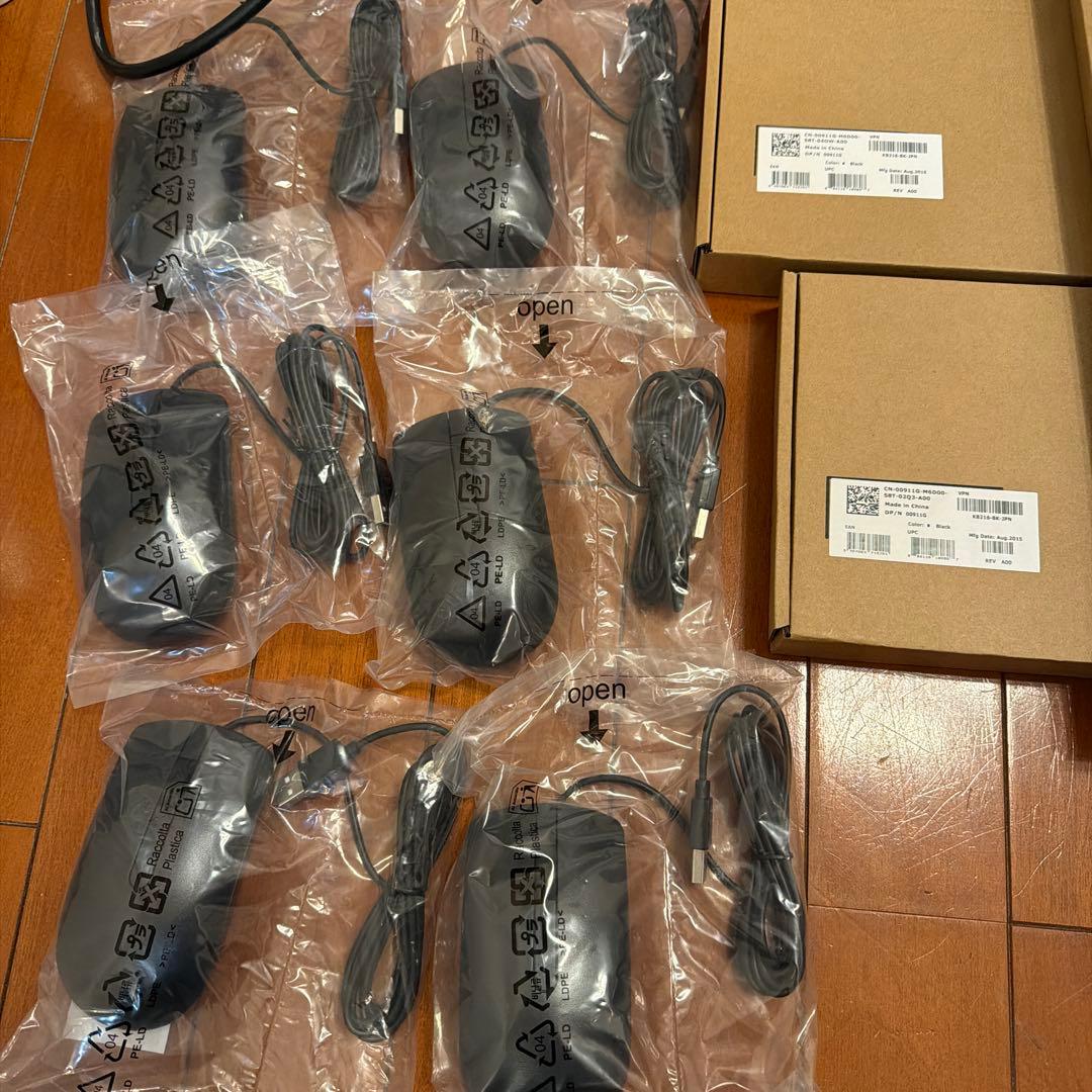 DELL K216-BK-JPN 日本語配列キーボードとマウス　６個セット