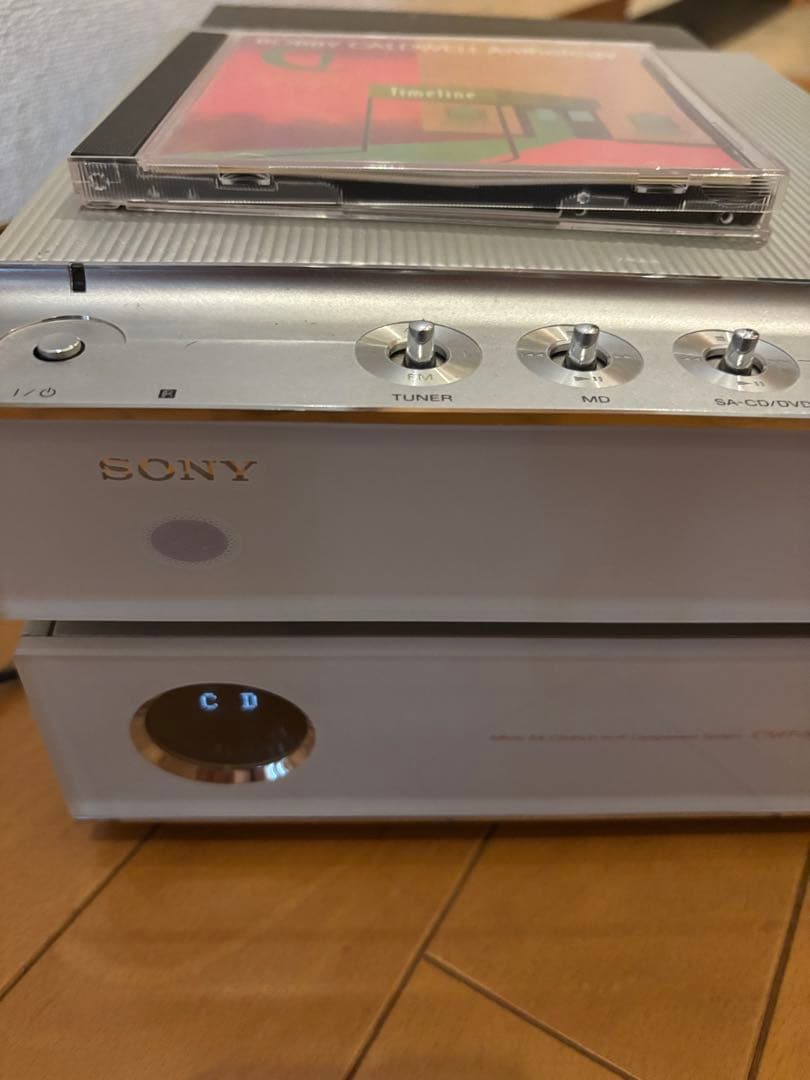 【SONY/ソニー】 DVD CD MD コンポ CMT-SE7 2003年製