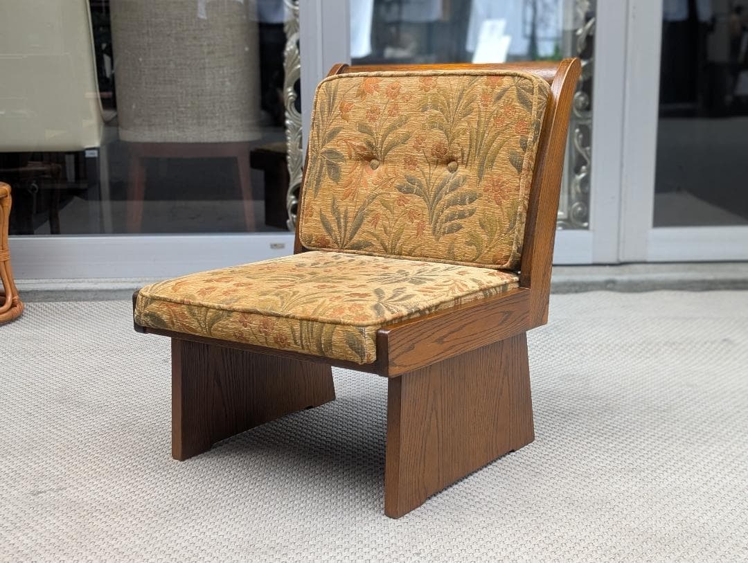 廃盤モデル☆三越家具／カントリーハウス／三越ブルージュ／サイドチェア／1Pソファ