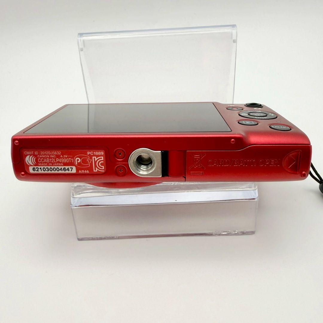 【Roche】Canon IXY 110F レッド デジカメ 915-11