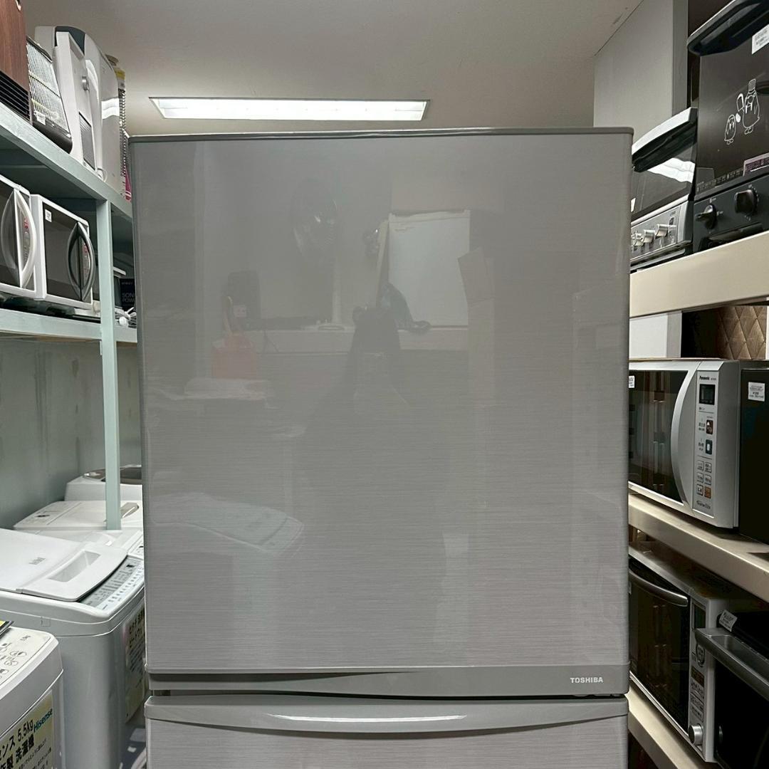 iΦ TOSHIBA 冷凍冷蔵庫 置けちゃうスリム GR-E34N 340L ②