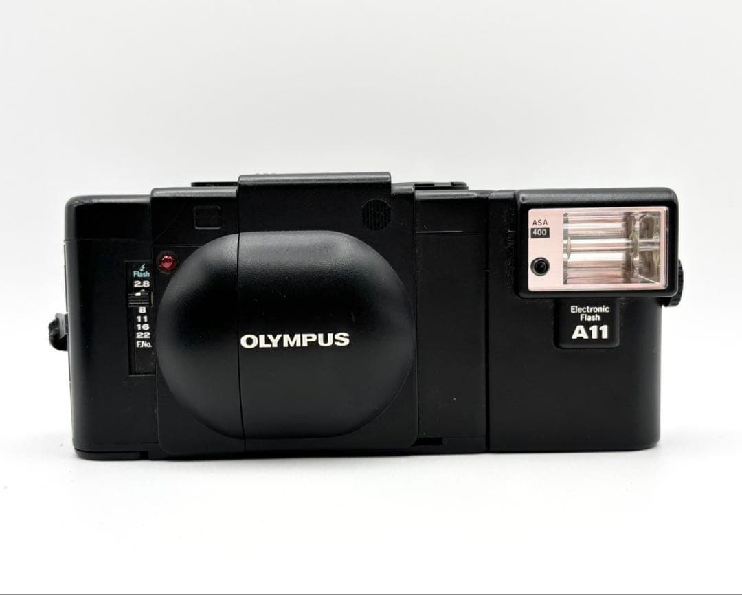 【動作品 ケース付】OLYMPUS XA A11 コンパクトフィルム 動作確認済
