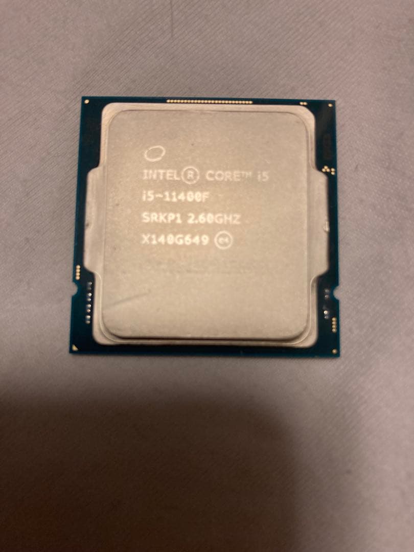 Intel i5-11400F ASUS B560 マザーボード　CPUファン