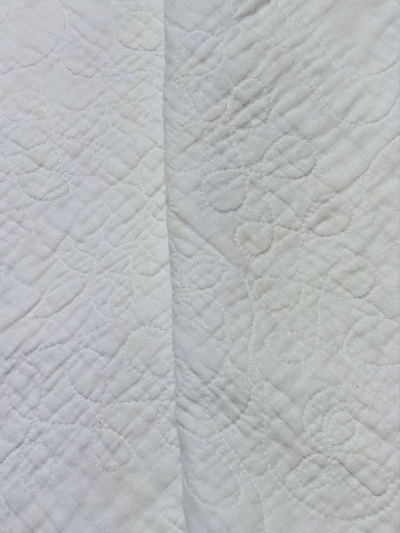 アンティークキルト　カット　ダブルウエディング　フィードサック