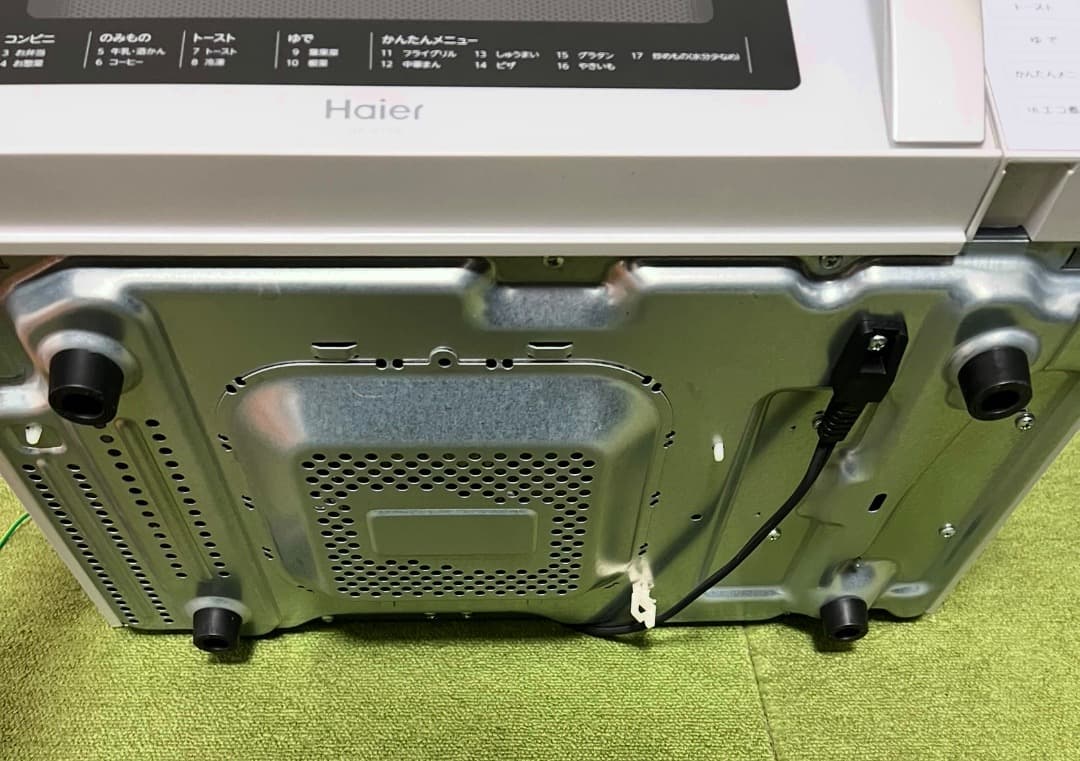 Haierオーブンレンジ 2021年製 JM-V16E 電子レンジターンテーブル