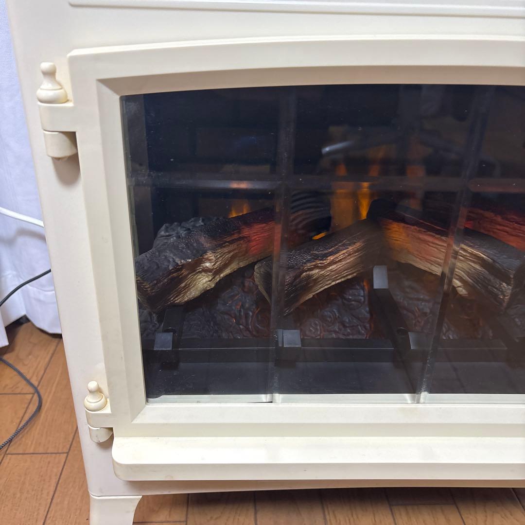 美品　QVCジャパン 暖炉型パワーヒート DFI-5010-04 ファンヒーター