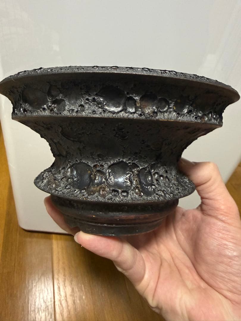 カタチ製作所 ドリッパーLOW クレーター ブラック