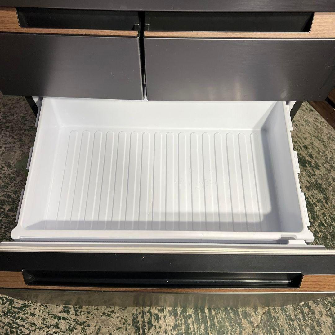 F543R SHARP 457L 冷蔵庫 SJ-MF46H-H 6枚ドア