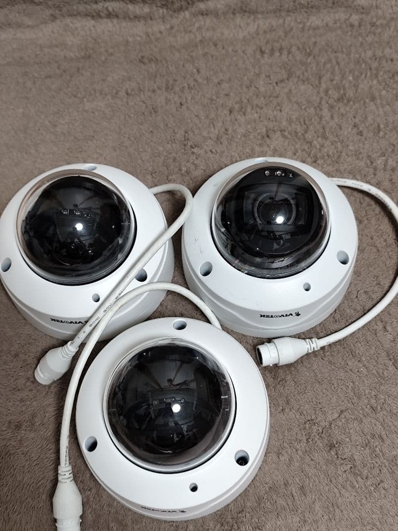 VIVOTEK ドーム FD9368-HTV 型防犯カメラ 3セット。
