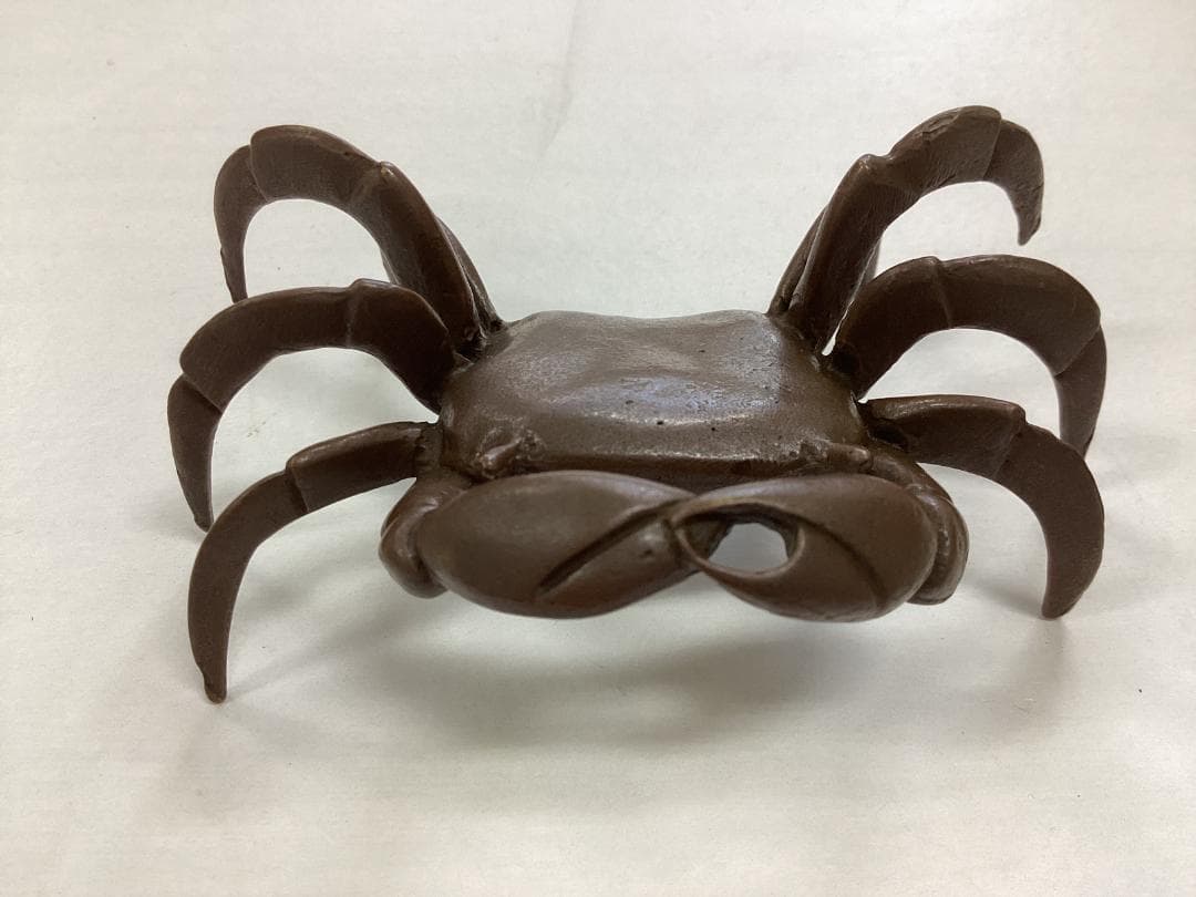 蟹　銅製　置き物　インテリア　オブジェ　N562
