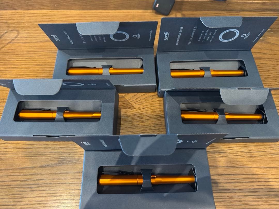 【新品未使用　5本セット】KURUTOGA DIVE トワイライトオレンジ