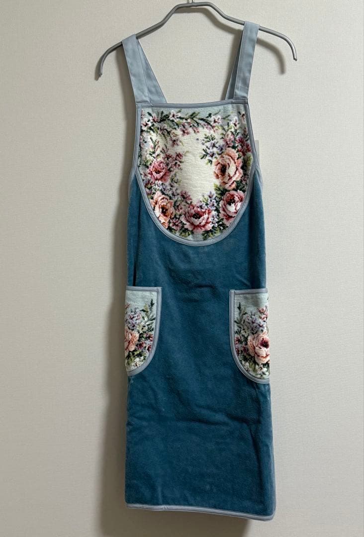Hotman ホットマン 花柄シェニールエプロン