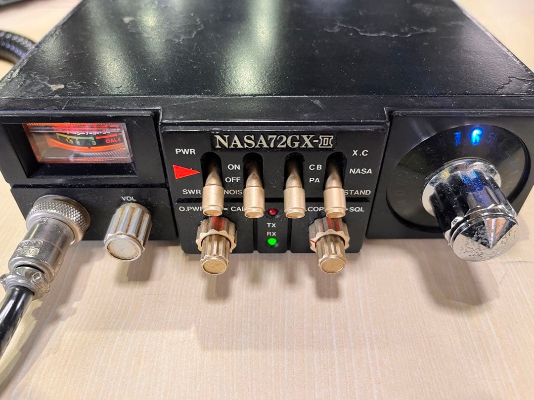 NASA72GX-Ⅱ CB/PA受信機 T-MⅡマイク付き