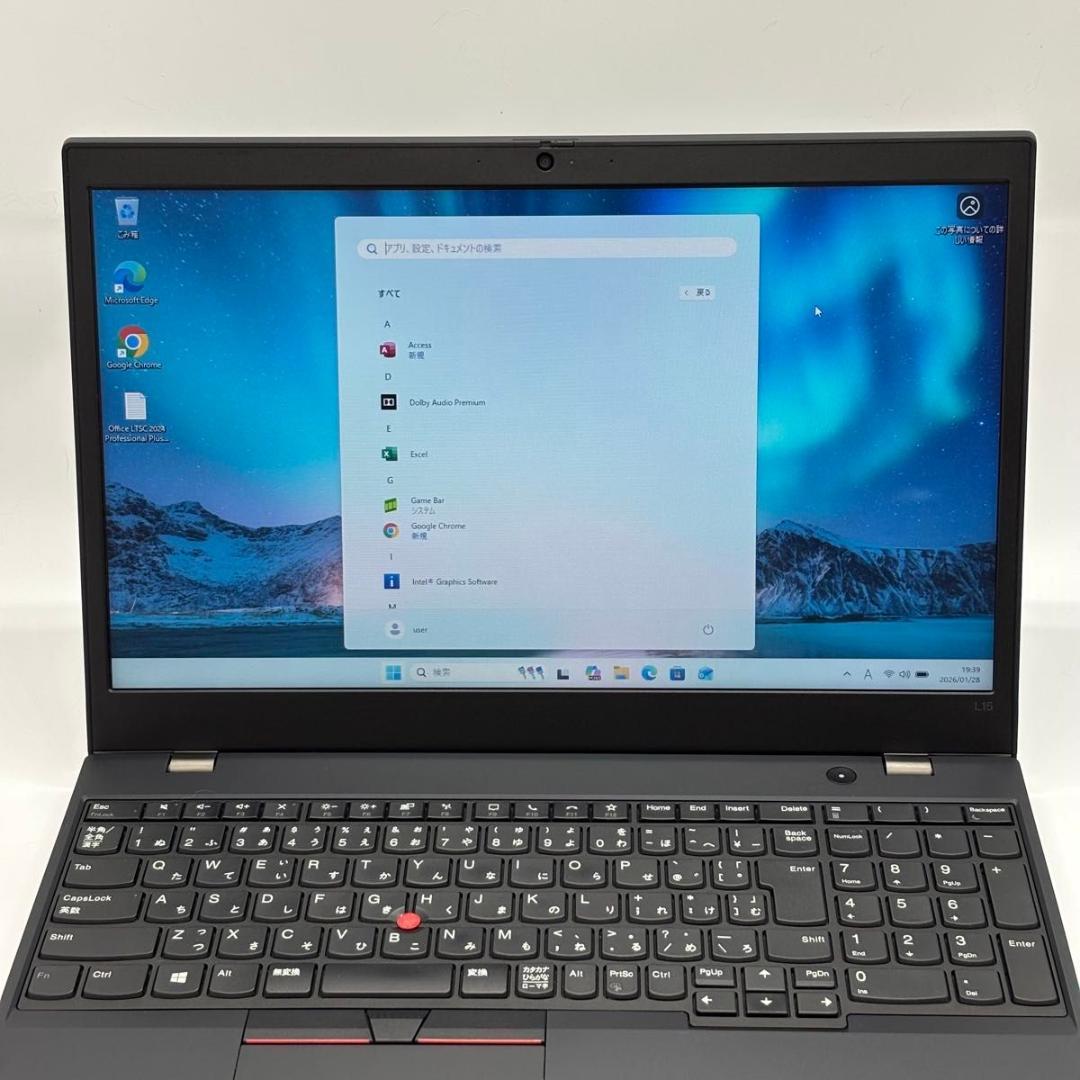 Windowsノート本体 ThinkPad L15 Gen2 Core i5 1135G7 6