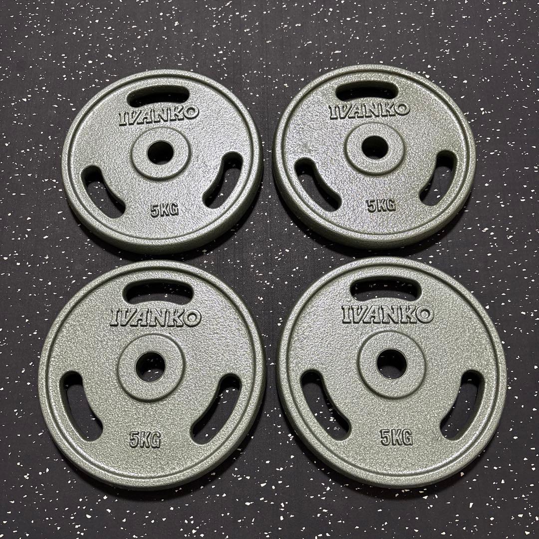 IVANKO ペイントEZグリッププレート 5kg 4枚セットΦ28mm ①