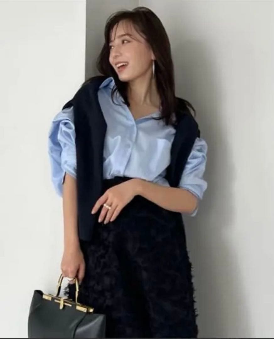 anuansスタンダードシャツ SAX/F