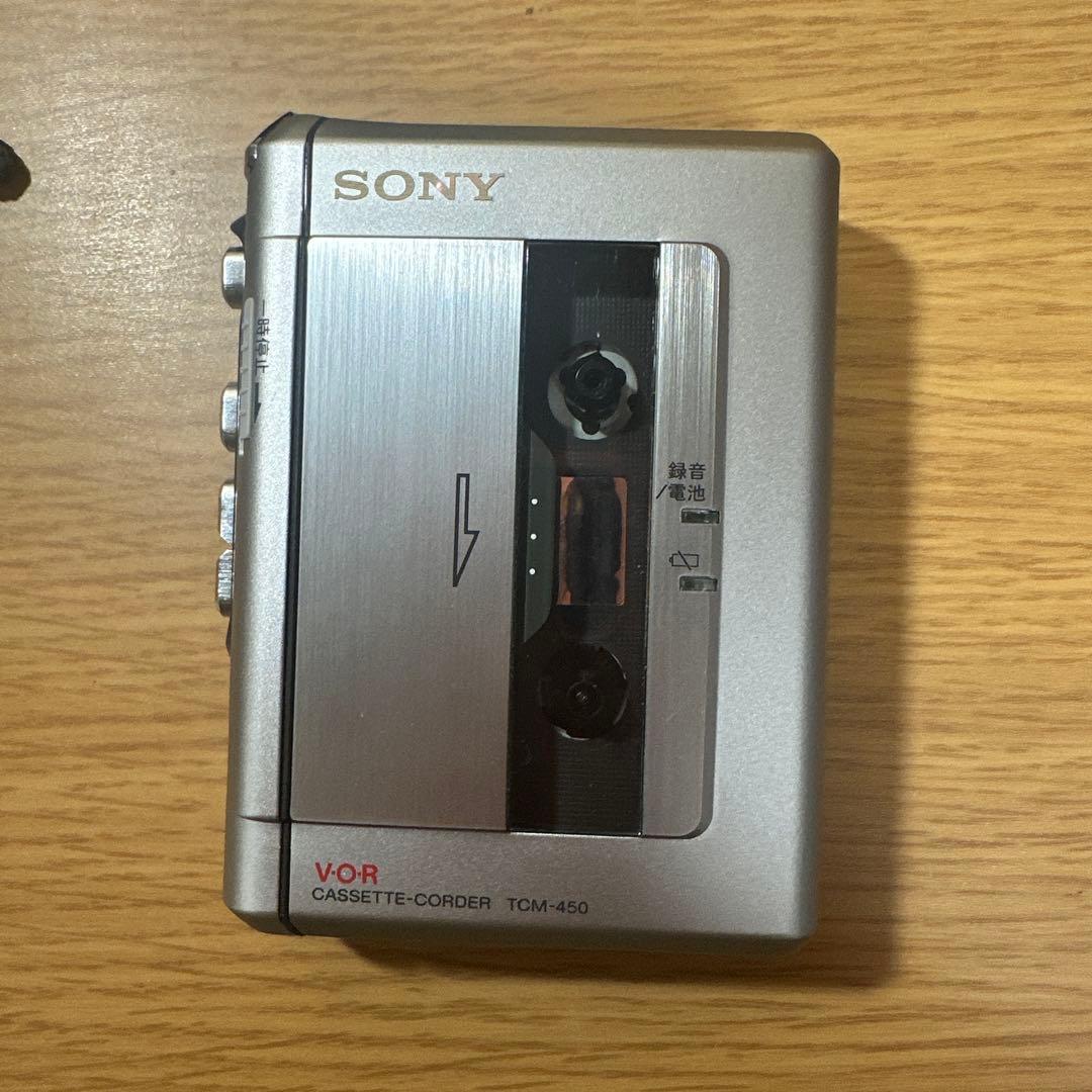ソニーTCM-450/48/TCS-60カセットテープレコーダー本体3台ジャンク