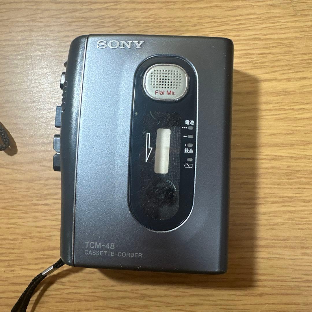 ソニーTCM-450/48/TCS-60カセットテープレコーダー本体3台ジャンク