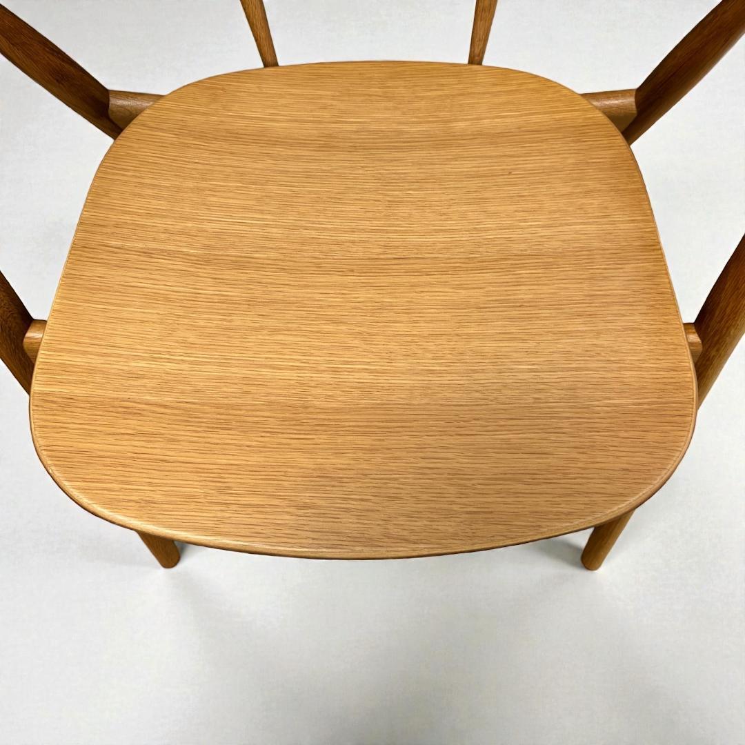 さくら美品 小林幹也 デザイン オーク無垢材 ダイニングチェア 北欧モダン