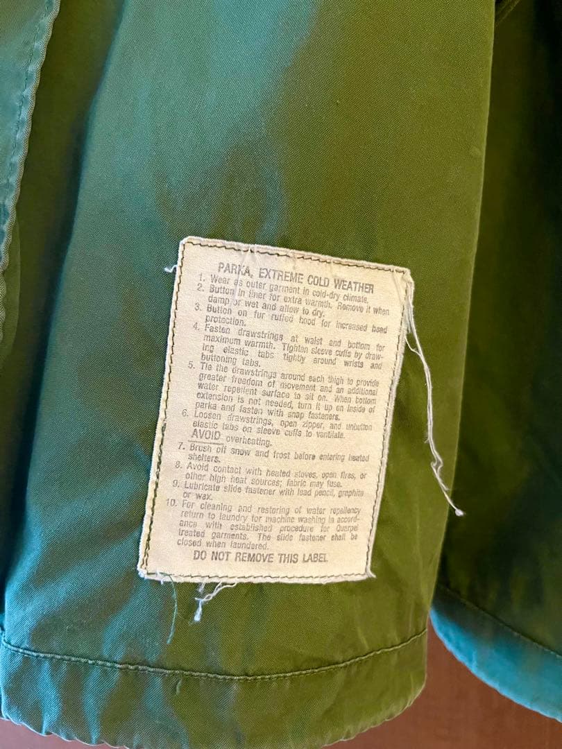 ビンテージ USED 米軍 M-65フィッシュテール パーカー モッズコート