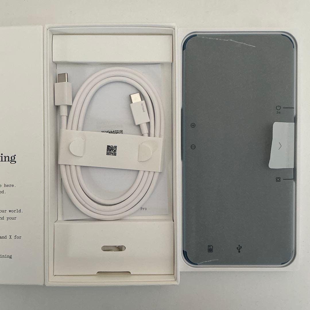 【極美品】Nothing Phone(3a)ブルー256GB楽天限定色 ケース付