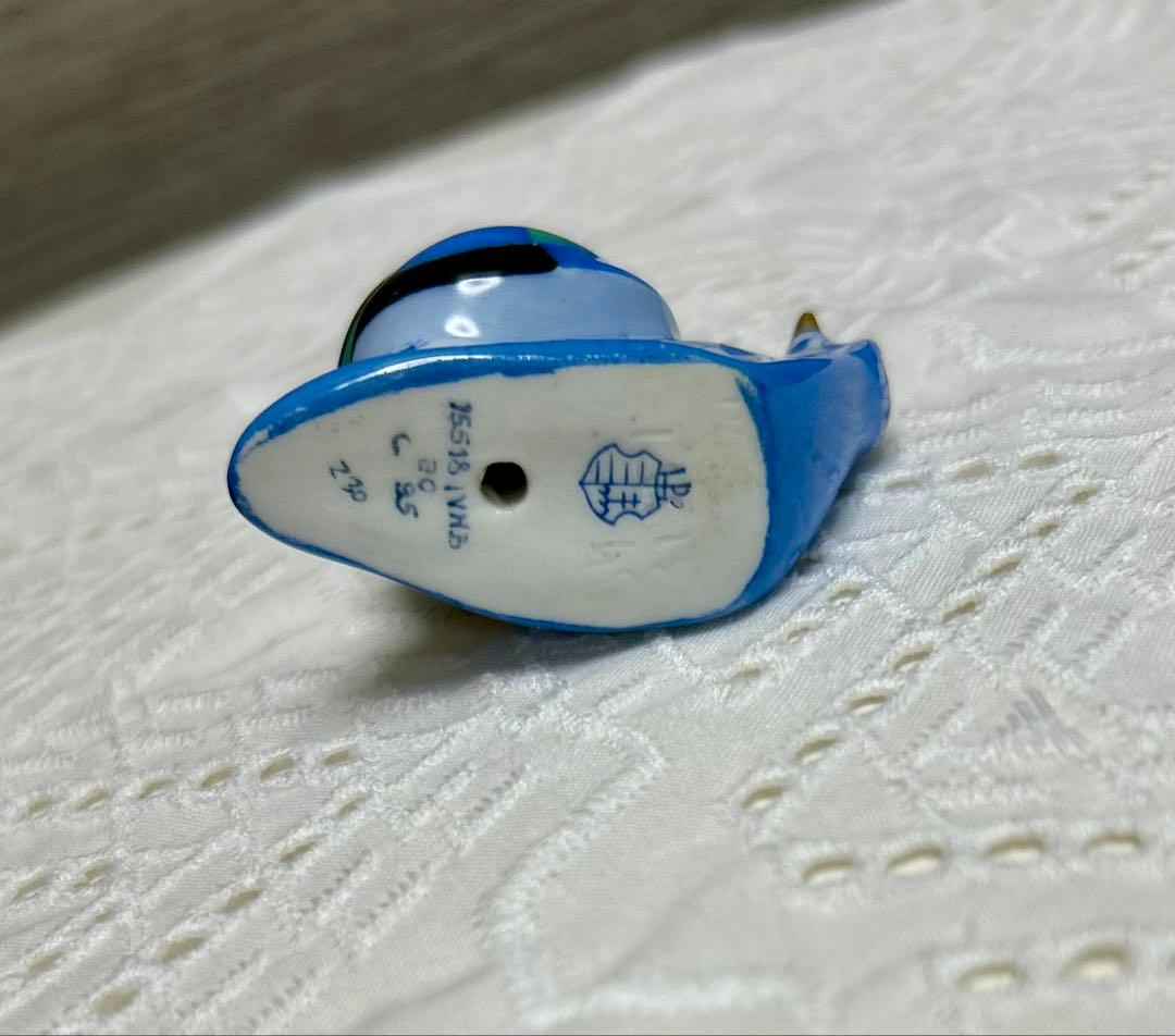 ヘレンド カラフルなガラス製カタツムリ置物