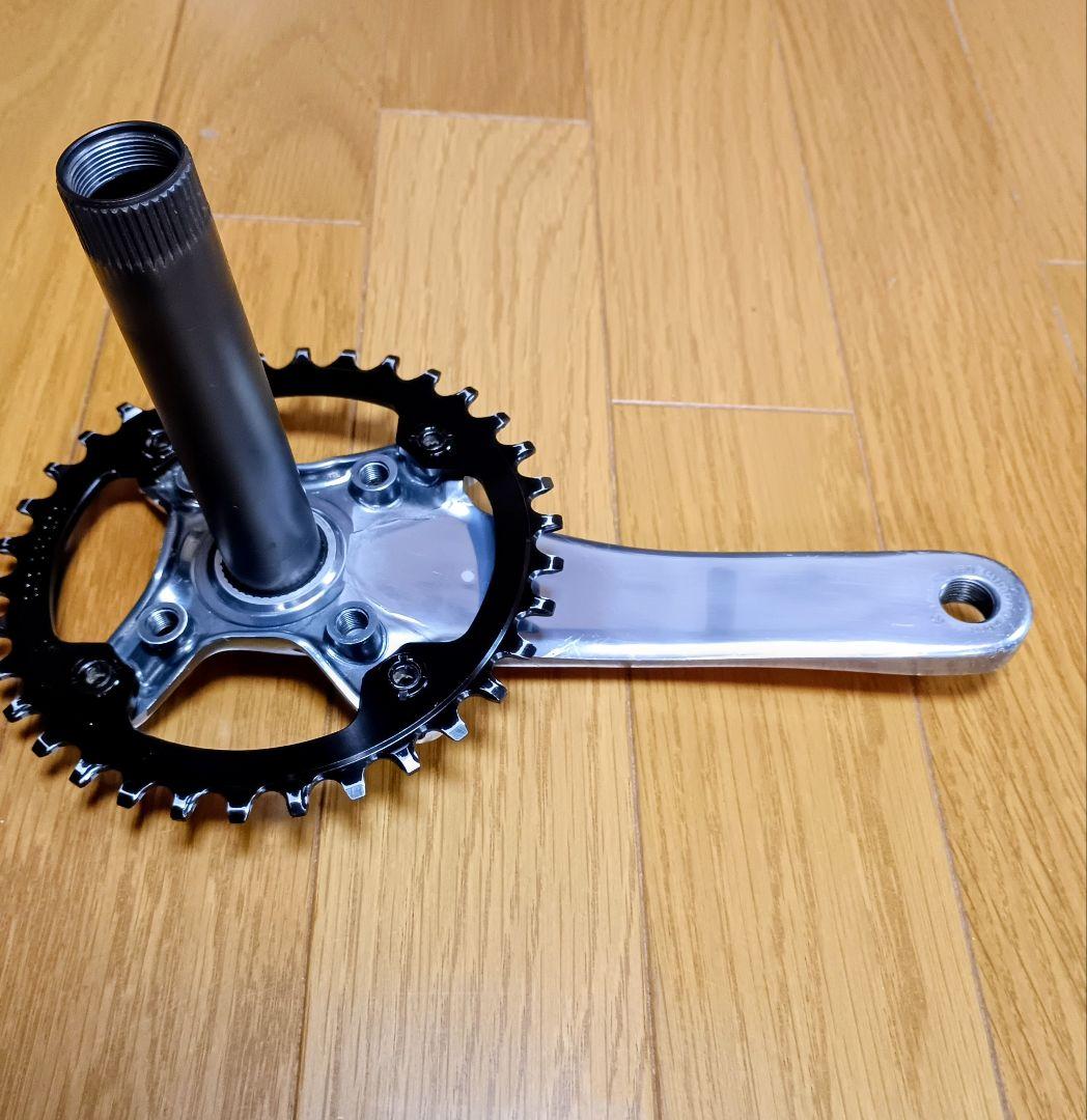 シマノ XTR クランク（ウルフトゥース 34T チェーンリング） ※匿名配送