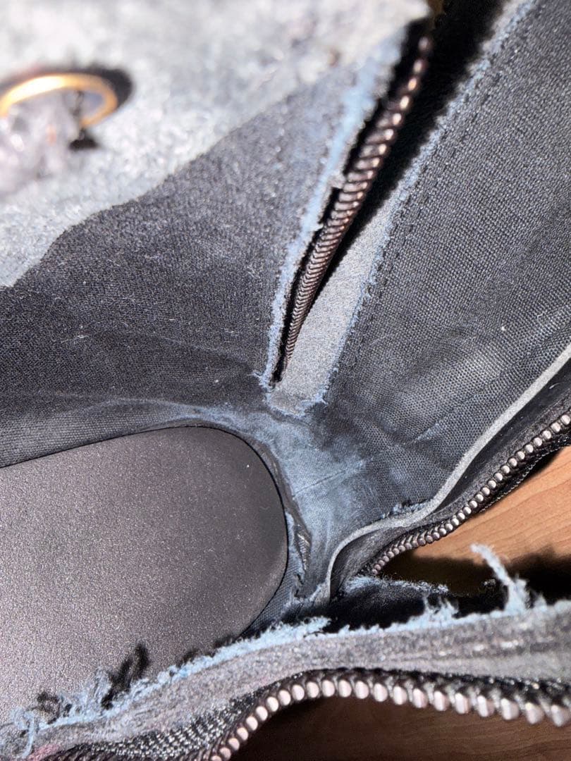 yohji yamamoto pour homme 22aw ベルベットブーツ