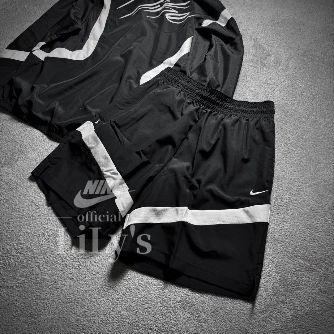 【Ｍサイズ】新品未使用　NIKE上下セットアップ　ウーブン　バスケ　黒　ナイキ