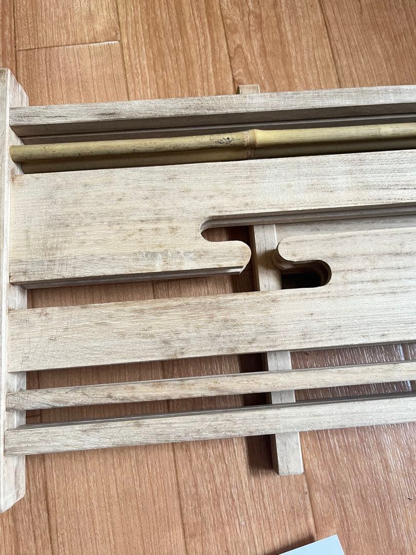 煎茶道具　風炉先屏風　煎茶屏風　ヴィンテージ　結界　和風インテリア　木製屏風