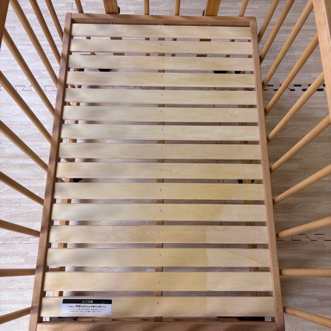 除菌清掃済☆綺麗☆ファルスカ　ミニジョイントベッド　ネオ　ナチュラル　すのこ床板