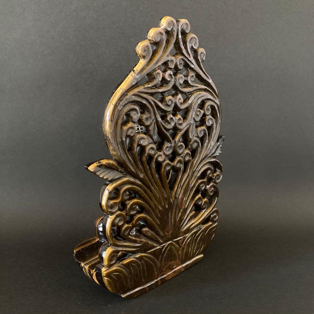 天然石　仏陀　タイガーアイ　860g