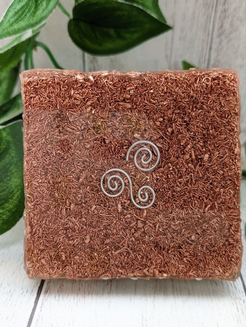 【つねりん】シトリンのビリケンさん形オルゴナイト☆他３点