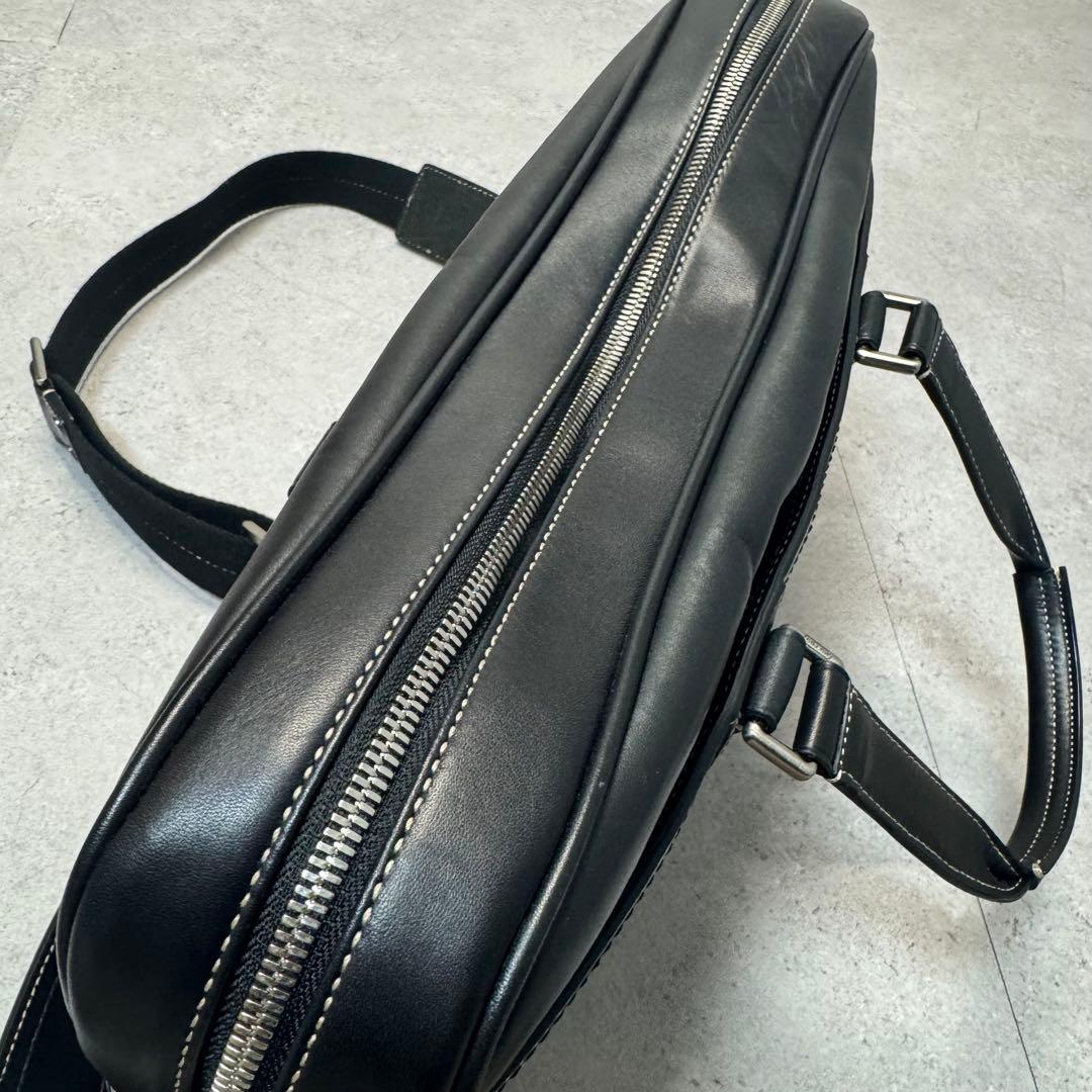 最終価格 新品 COACH 2way ビジネスバッグ レザー ブラック