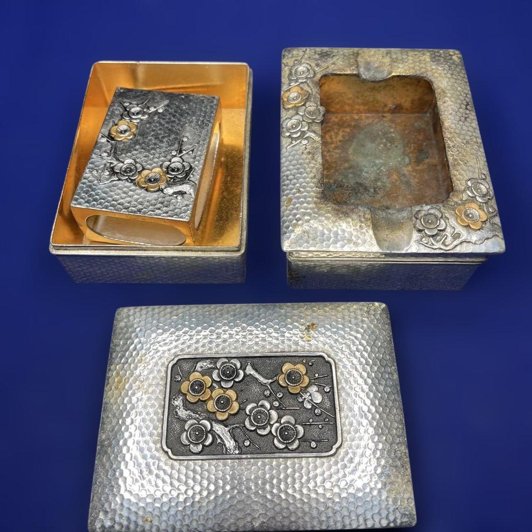 錫　灰皿　昭和レトロ　ビンテージ　アンティーク