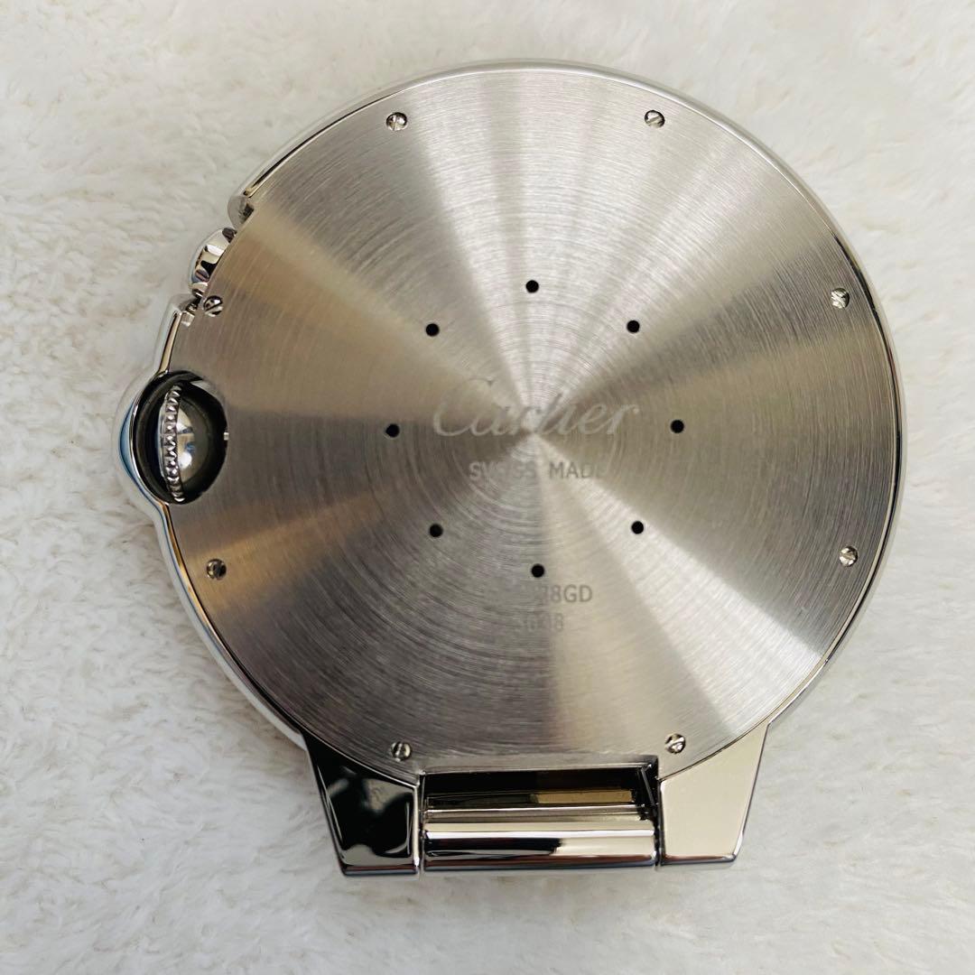 【ジャンク】　Cartier バロンブルー テーブルクロック置時計 シルバー