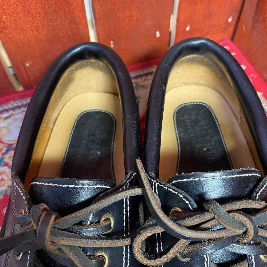 REGAL B・RUE デッキシューズ　ダークブラウン　25cm