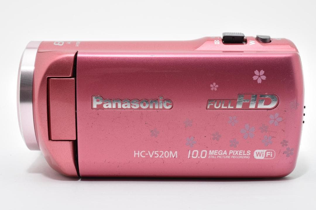 【美品】Panasonic ビデオカメラ HC-V520M　ピンク　動作確認済