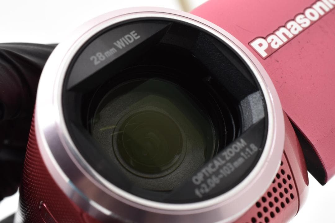 【美品】Panasonic ビデオカメラ HC-V520M　ピンク　動作確認済