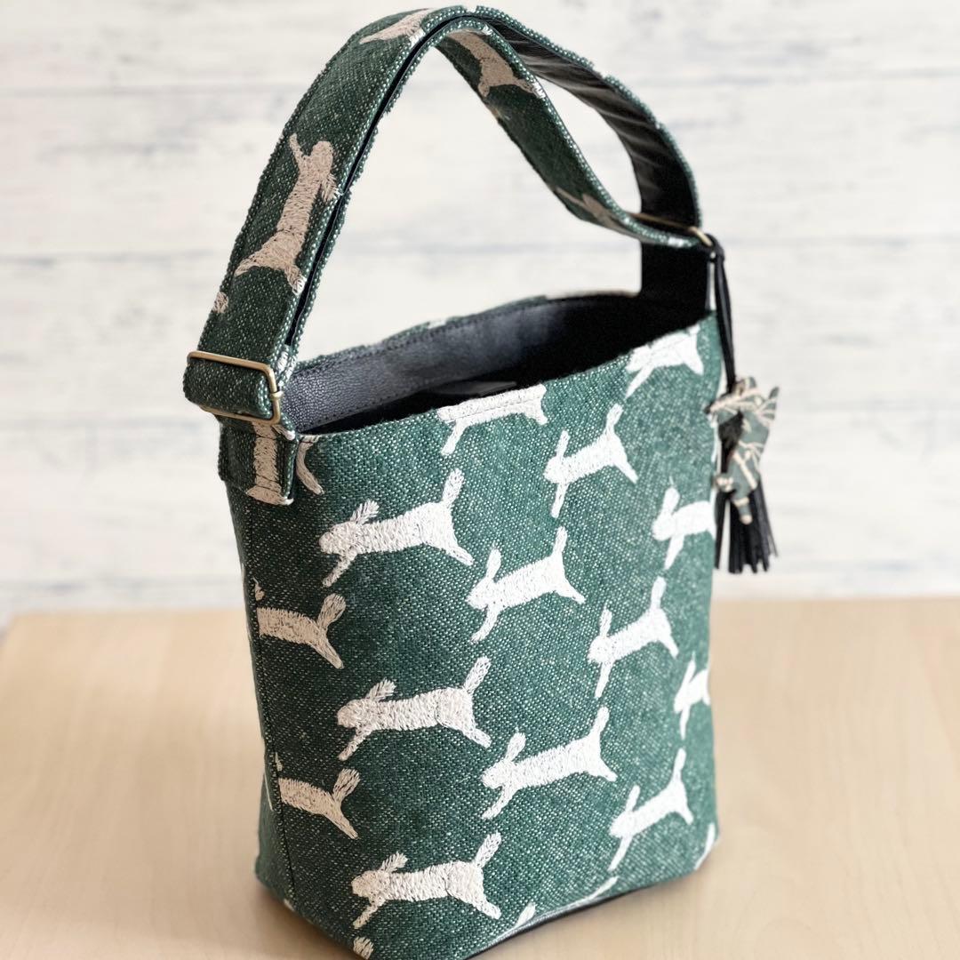 オーダー用　ミナペルホネンと本革のワンハンドルバッグ