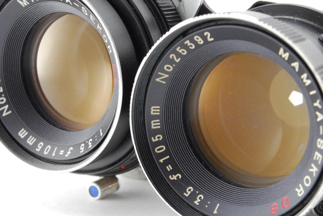 フィルムカメラ Mamiya Sekor DS 105mm F3.5 Blue Dot 1006