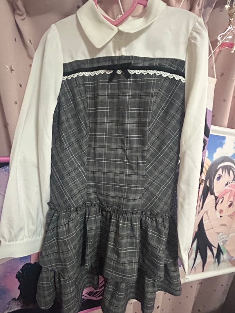 evelynティアードミニワンピースチェック