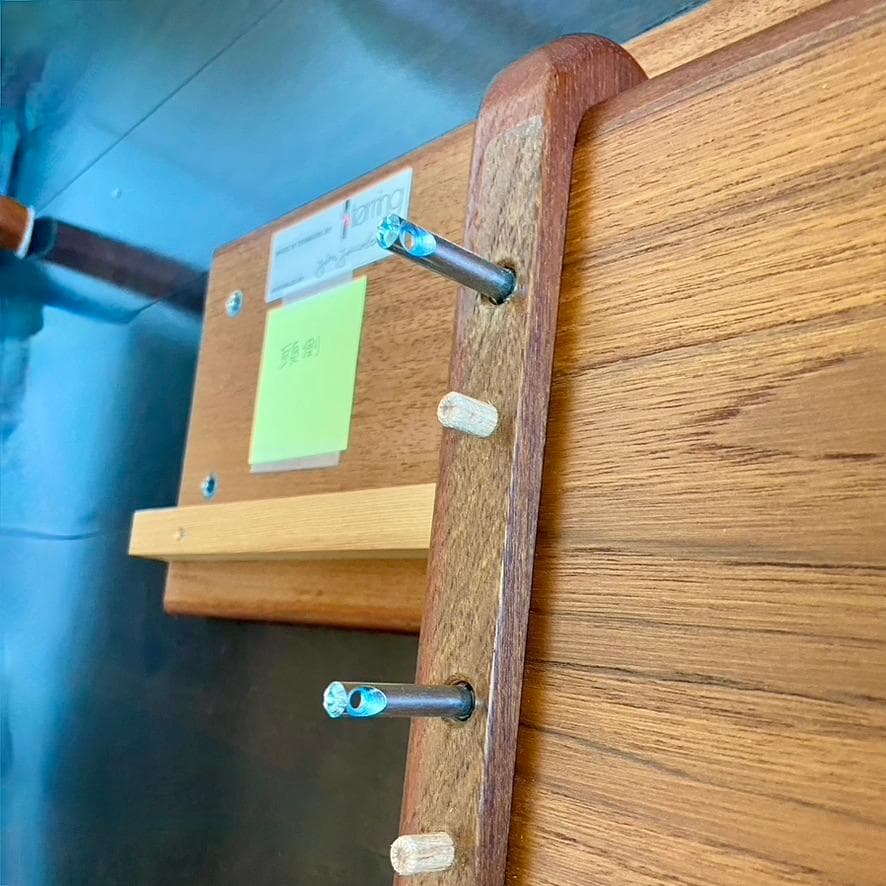 【gon】北欧家具torringチーク材シングルベッドフレームすのこ付き