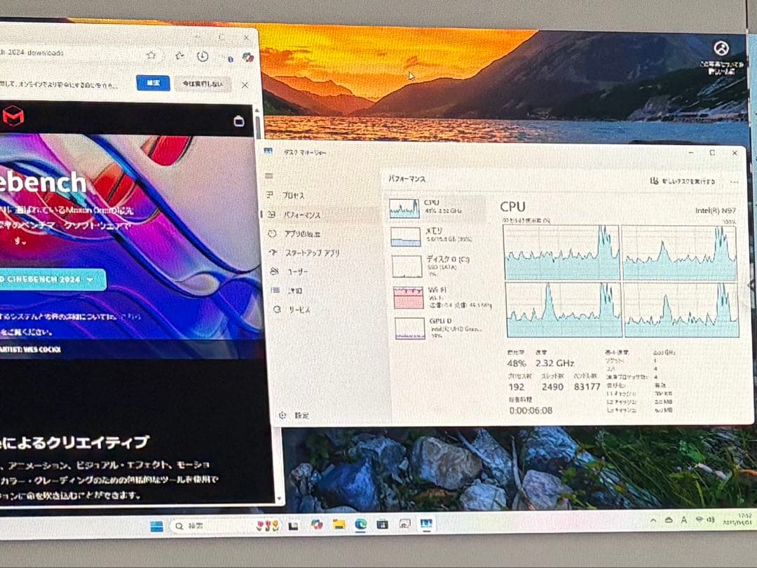 Intel N97 搭載 Windows11PRO ミニPC 16GBメモリ
