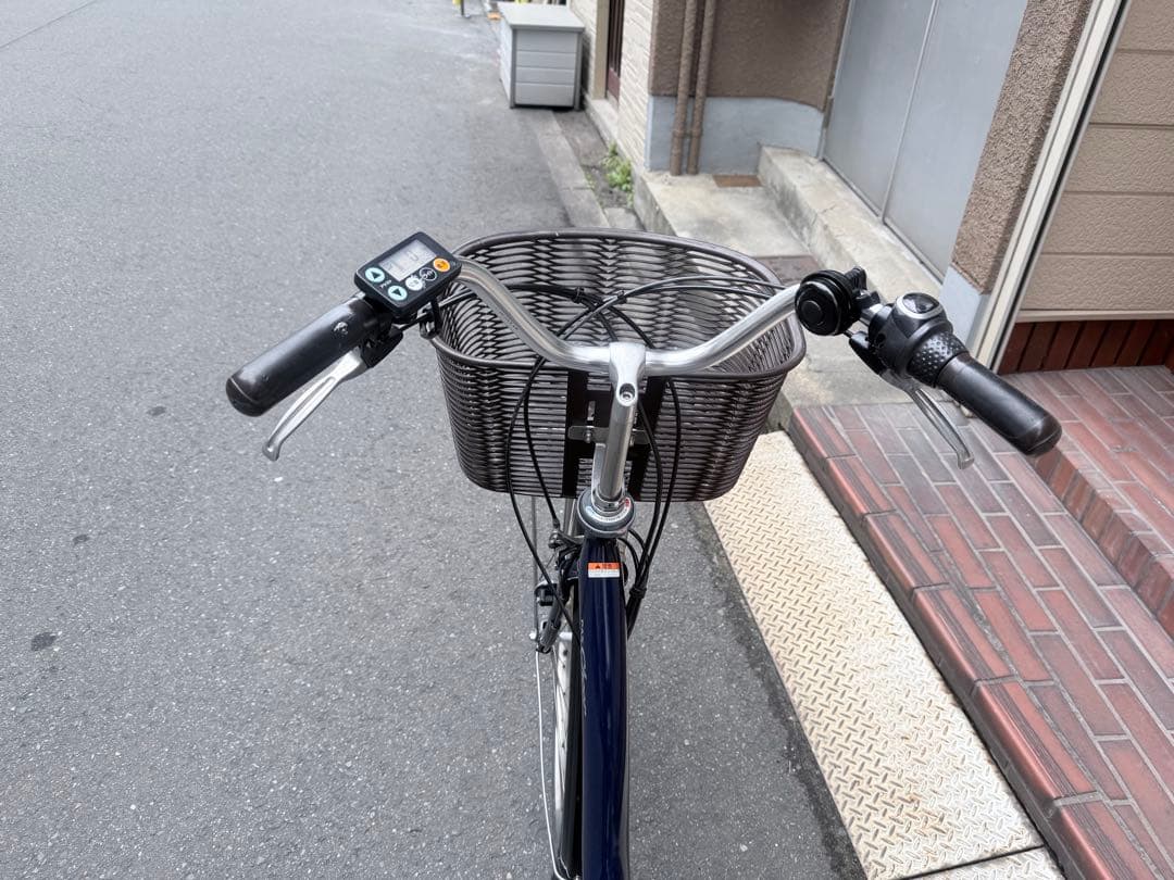 大阪府　ヤマハ　電動アシスト自転車 ネイビー 内装3段ギア